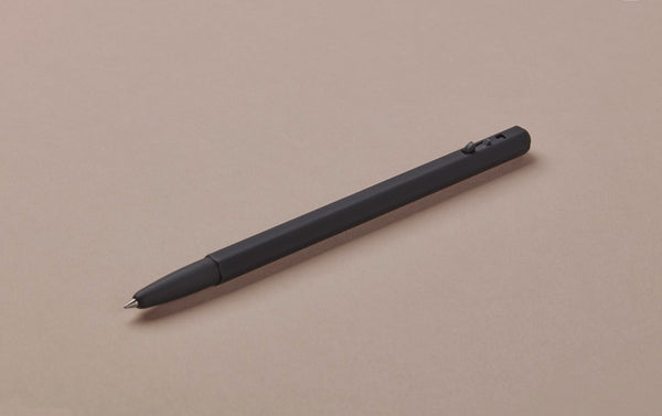 Clicky Matte Black Aluminium Ballpoint Pen