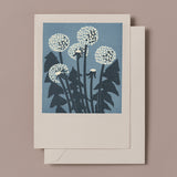 Letterpress Dandelion Greeting Card
