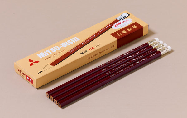 HB Mitsubishi 9850 Tipped Pencils
