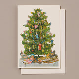 Embossed Die Cut Christmas Card, Christmas Tree