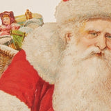 Embossed Die Cut Christmas Card, Traditional St Nicholas