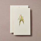 Lovebirds Embossed Greeting Card