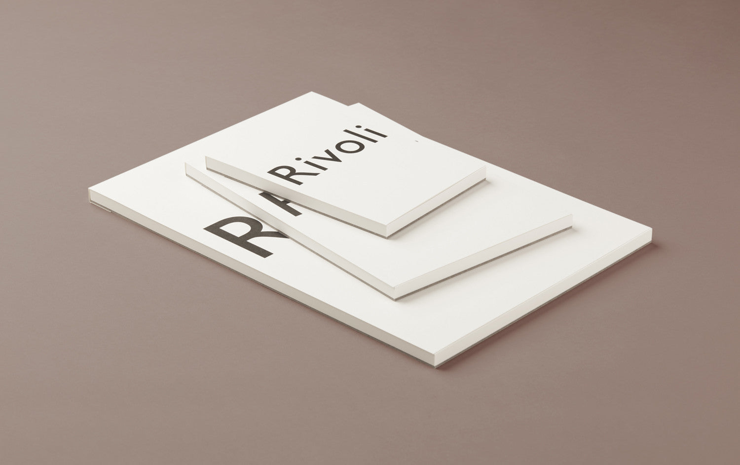 White Rivoli Writing Paper Pad