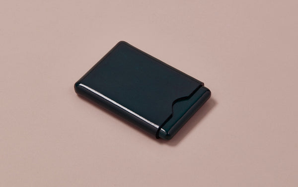 Green Choosing Keeping Leather Card Holder