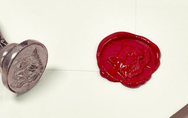 French Wax Seal, Cheshire Cat