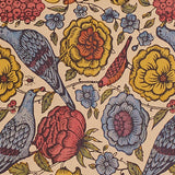 J Jeffery Paper, Large Birds Pattern No. 4