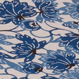 Hardback "Composition Ledger" Katazome Notebook, Blue Chrysanthemums