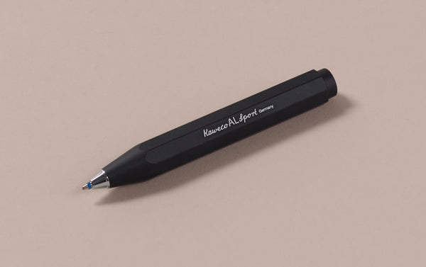 Matte Black Aluminium Kaweco AL Sport Ballpoint Pen