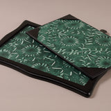 Luxury Black Leather Sottomani Desk Pad