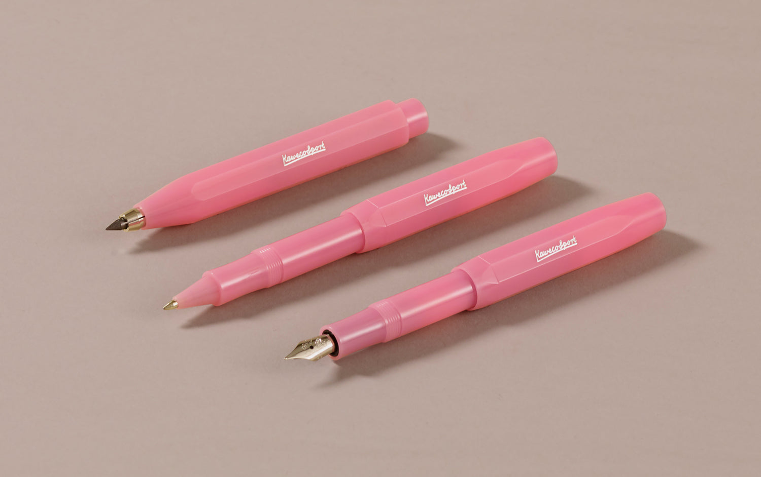 Blush Pitaya Kaweco Frosted Sport Rollerball Pen