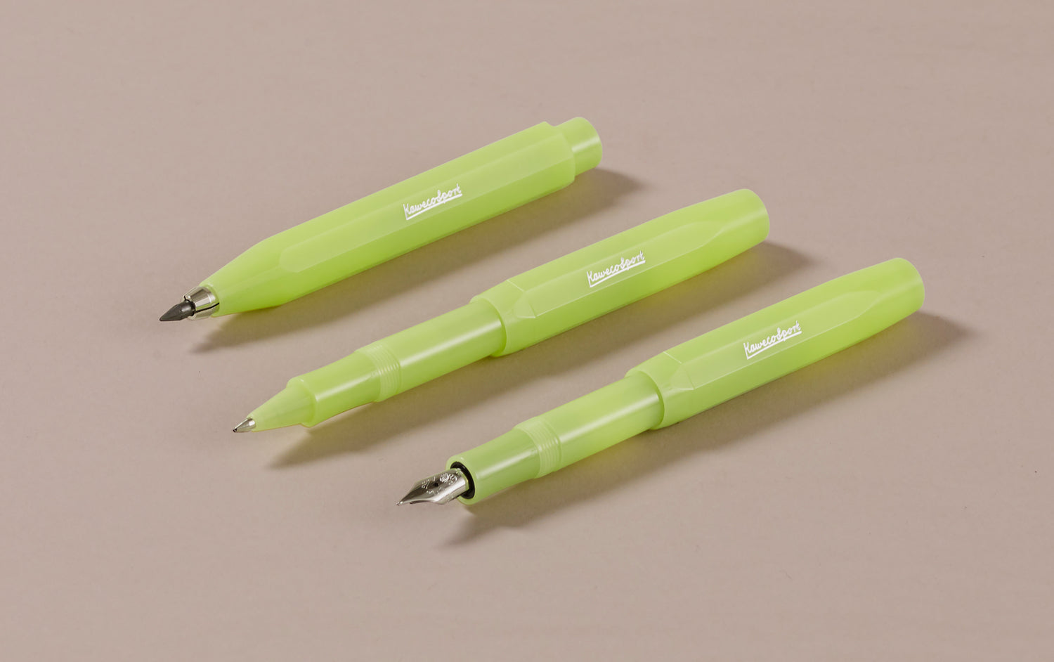 Fine Lime Kaweco Frosted Sport Rollerball Pen
