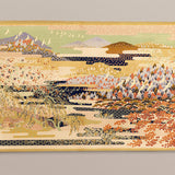Full-panel Chiyogami Silk Screen Print, Gold Mountains