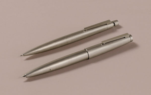 Matte brushed steel Bauhaus Lamy 2000 0.7mm Mechanical Pencil