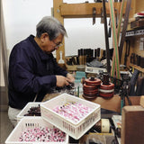 Ohnishi Seisakusho Hot Pink Celluloid Pencil Extender and Holder