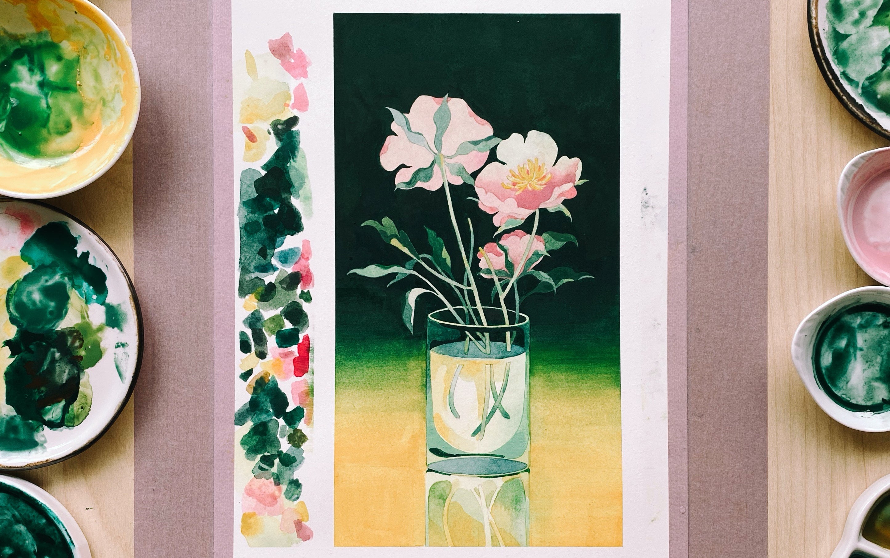Nakagawa Kyoto Gansai Pigment Watercolor Set - Philadelphia Museum Of Art