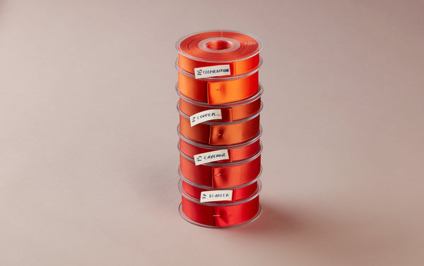 Premium Quality Swiss Ribbon, 25m roll - Reds