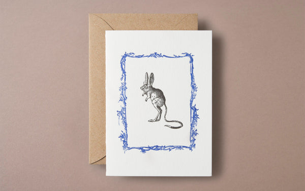 Letterpress Rodent Greeting Card
