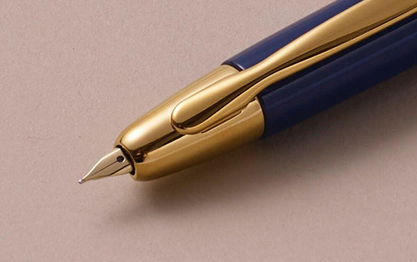 1964 Capless "Vanishing Point" Fountain Pen, Gold Blue