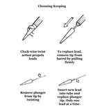 Red Choosing Keeping 1.1mm Mechanical Pencil